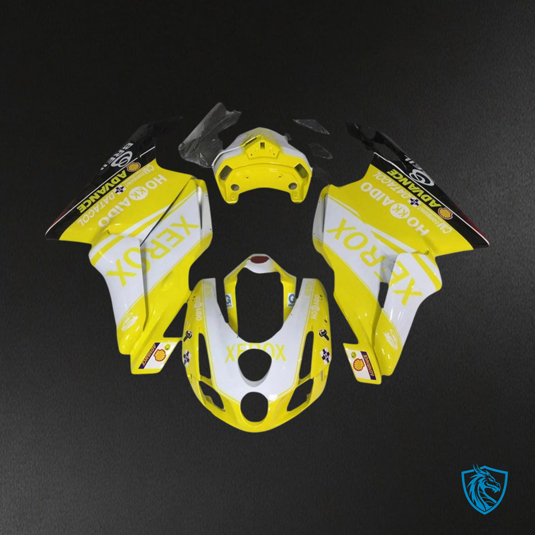 Ducati 999 749 (2003-2004) - Fairing Kit - Yellow Style 1 - ABS Bodywork