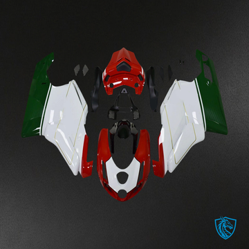 Ducati 999 749 (2003-2004) - Fairing Kit - Red, White & Green - ABS Bodywork