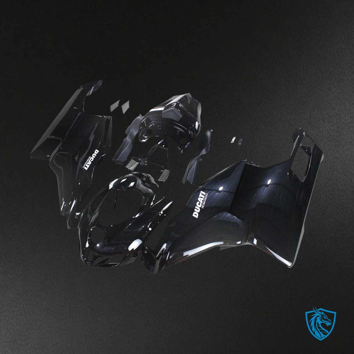 Ducati 999 749 (2005-2006) - Fairing Kit - Black - ABS Bodywork