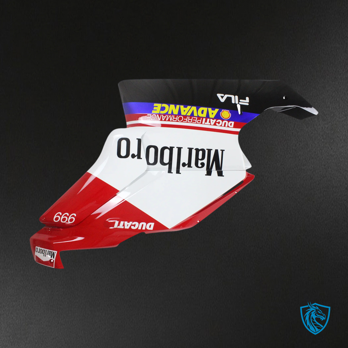 Ducati 999 749 (2005-2006) - Fairing Kit - White & Red - ABS Bodywork