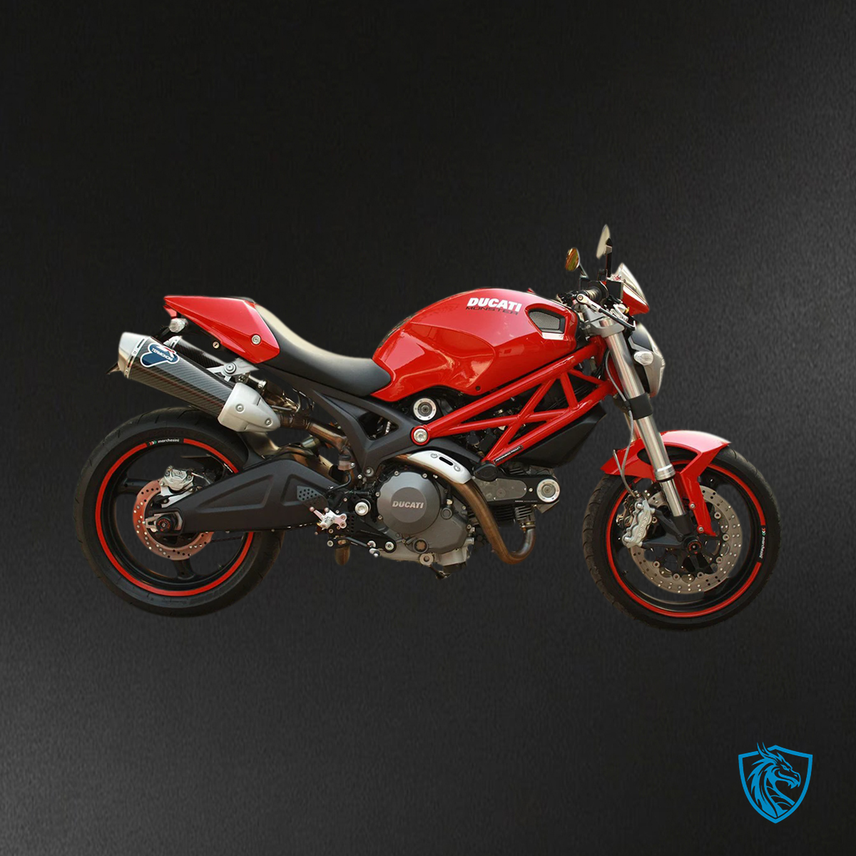 Ducati All Years Monster 696 796 1100 - Fairing Kit - Complete Red - ABS Bodywork