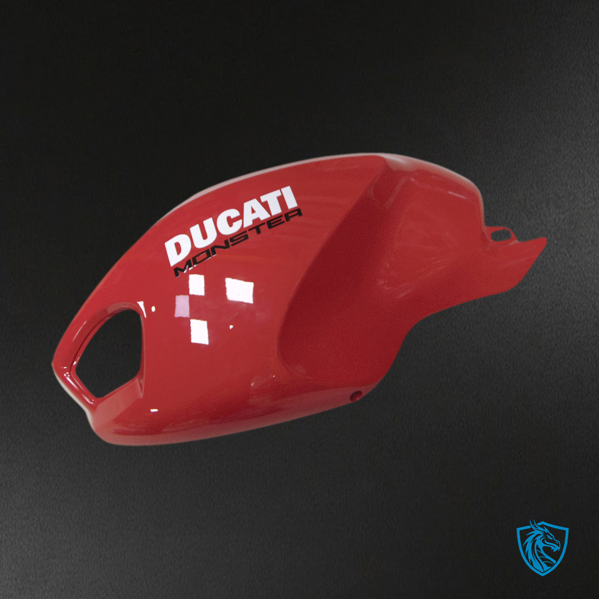 Ducati Monster 696 796 1100 S EVO All Years Fairing Set - Red, White & Black - ABS Bodywork