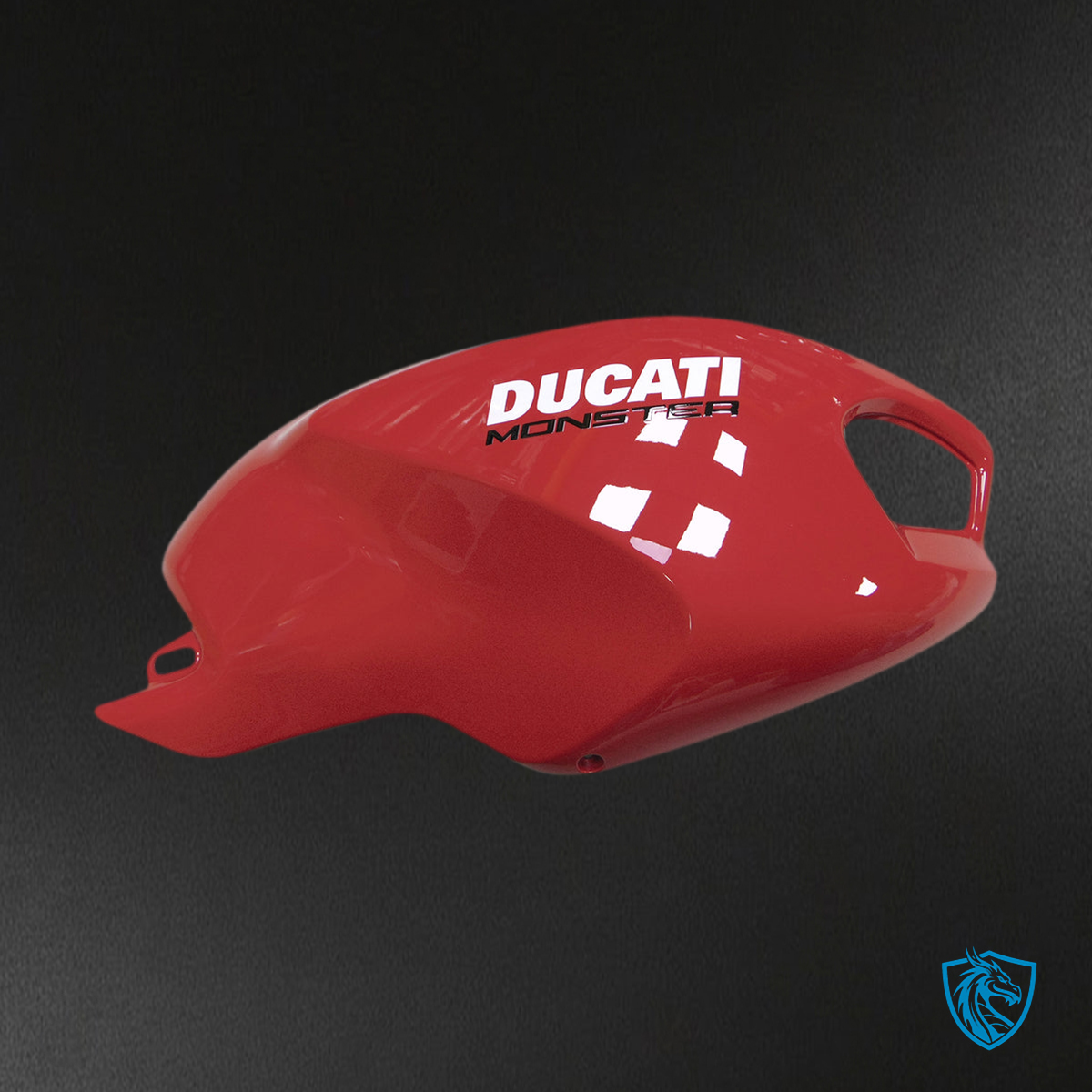 Ducati Monster 696 796 1100 S EVO All Years Fairing Set - Red, White & Black - ABS Bodywork