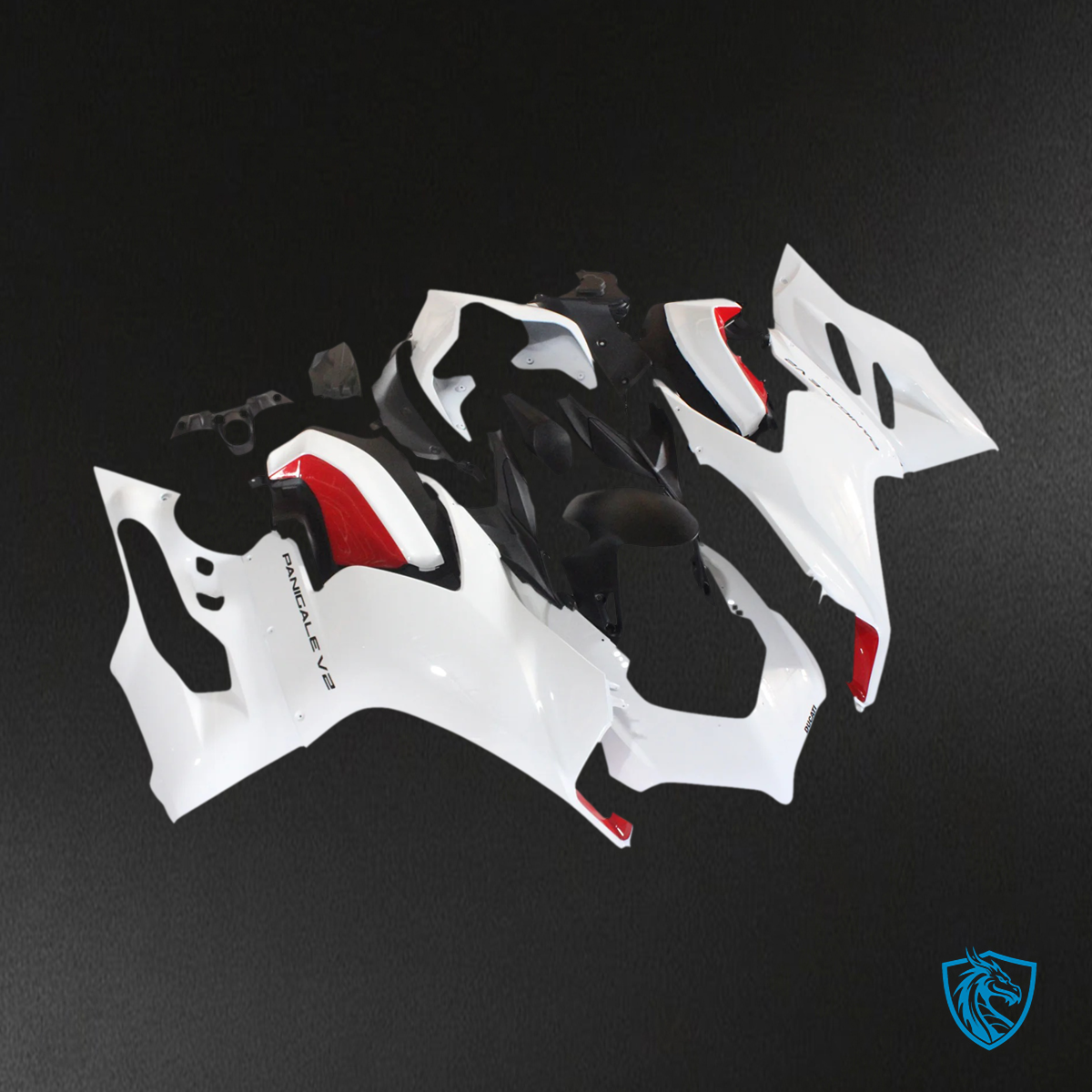 Ducati Panigale V2 (2020-2024) White - Fairing Kit