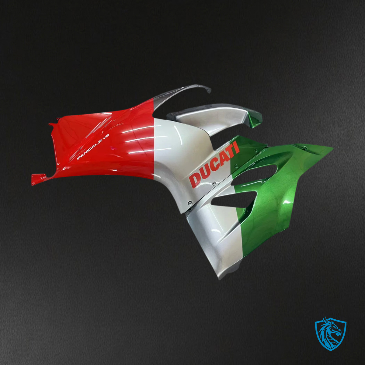 Ducati Panigale V2 (2020–2024) Red, White & Green - Fairing Kit