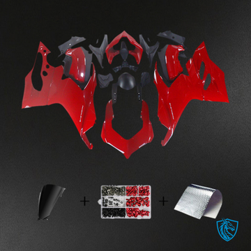 Ducati Panigale V2 (2020-2024) Fairing Set - Gloss Red & Black - ABS Bodywork