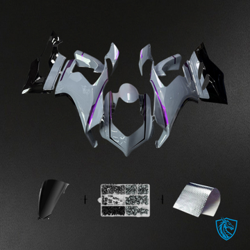 Ducati Panigale V2 (2020-2024) Fairing Kit - Gray & Black - ABS Bodywork