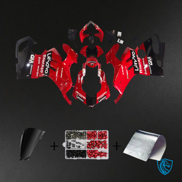 Ducati Panigale V4-V4S V4SP-V4R (2019-2022)  Fairing Kit - Red and Black - ABS Bodywork