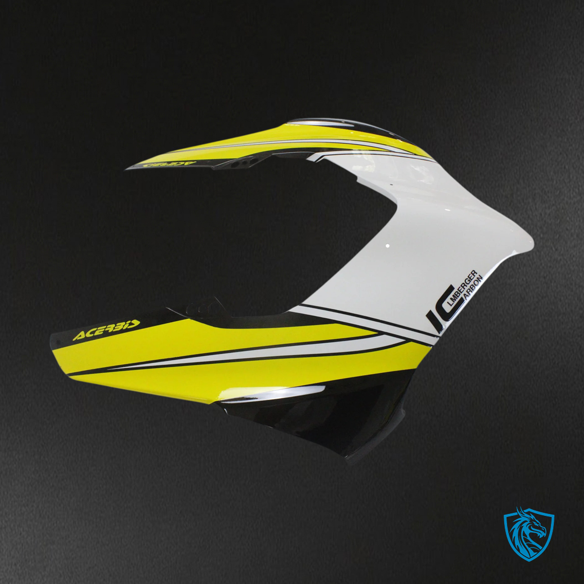 Ducati Panigale V4 V4S 2020-2021 Black & Yellow ABS Fairing Kit - Full Kit View