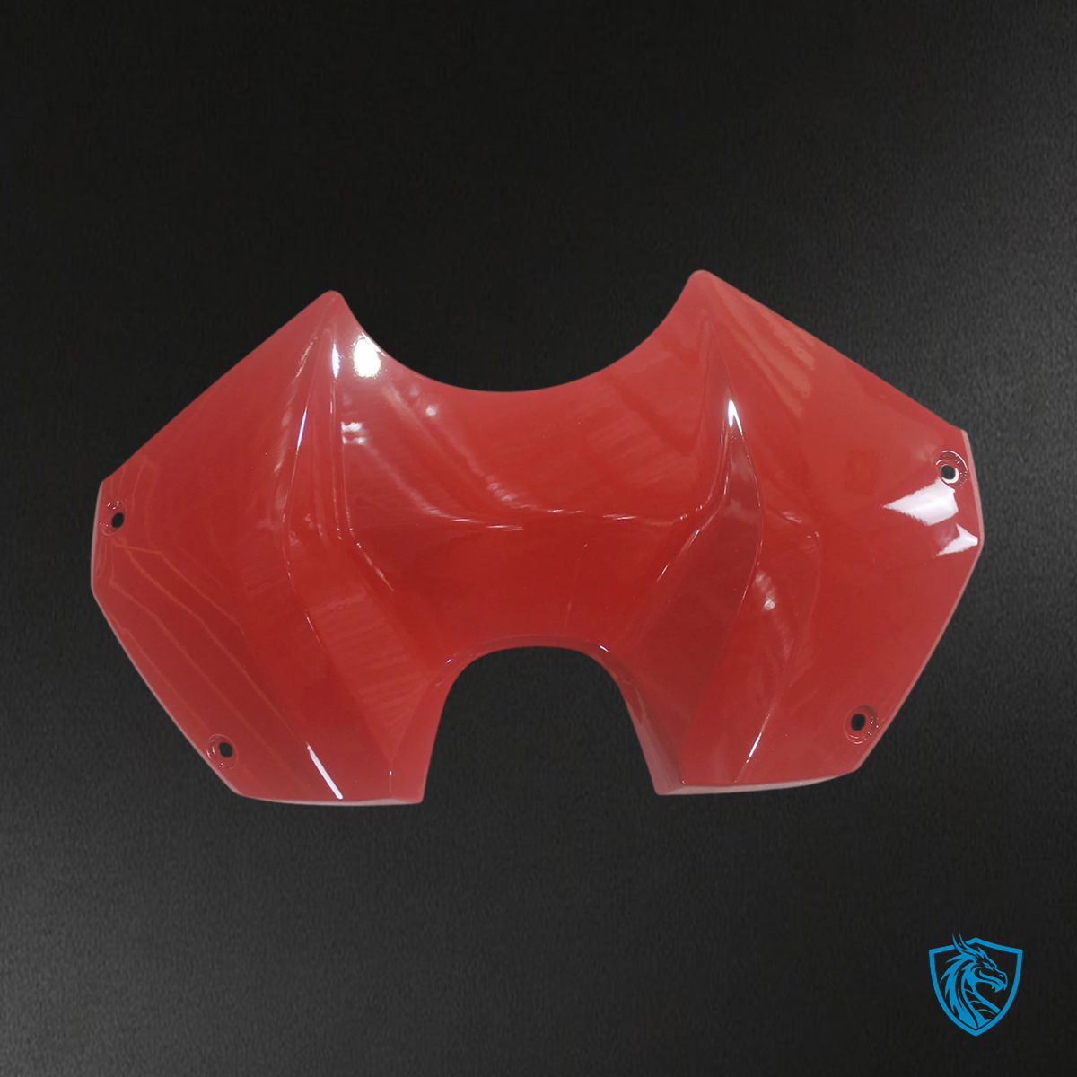 Ducati Panigale V4 V4S 2020-2021 Red Style 3 ABS Fairing Kit - Right Side Panel View