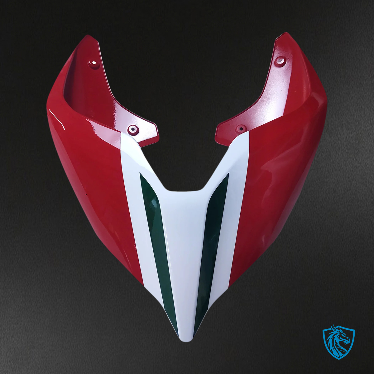 Ducati Panigale V4 V4S 2020-2021 Red Style 4 ABS Fairing Kit - Lower Fairing View