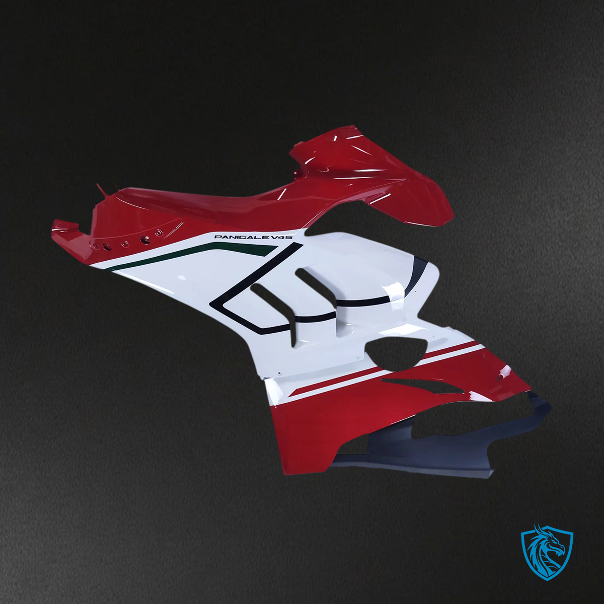 Ducati Panigale V4 V4S 2020-2021 Red Style 4 ABS Fairing Kit - Detail View