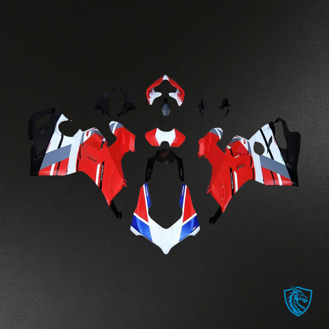 Ducati Panigale V4 V4S (2020-2021) Red Style 5 - Fairing Kit