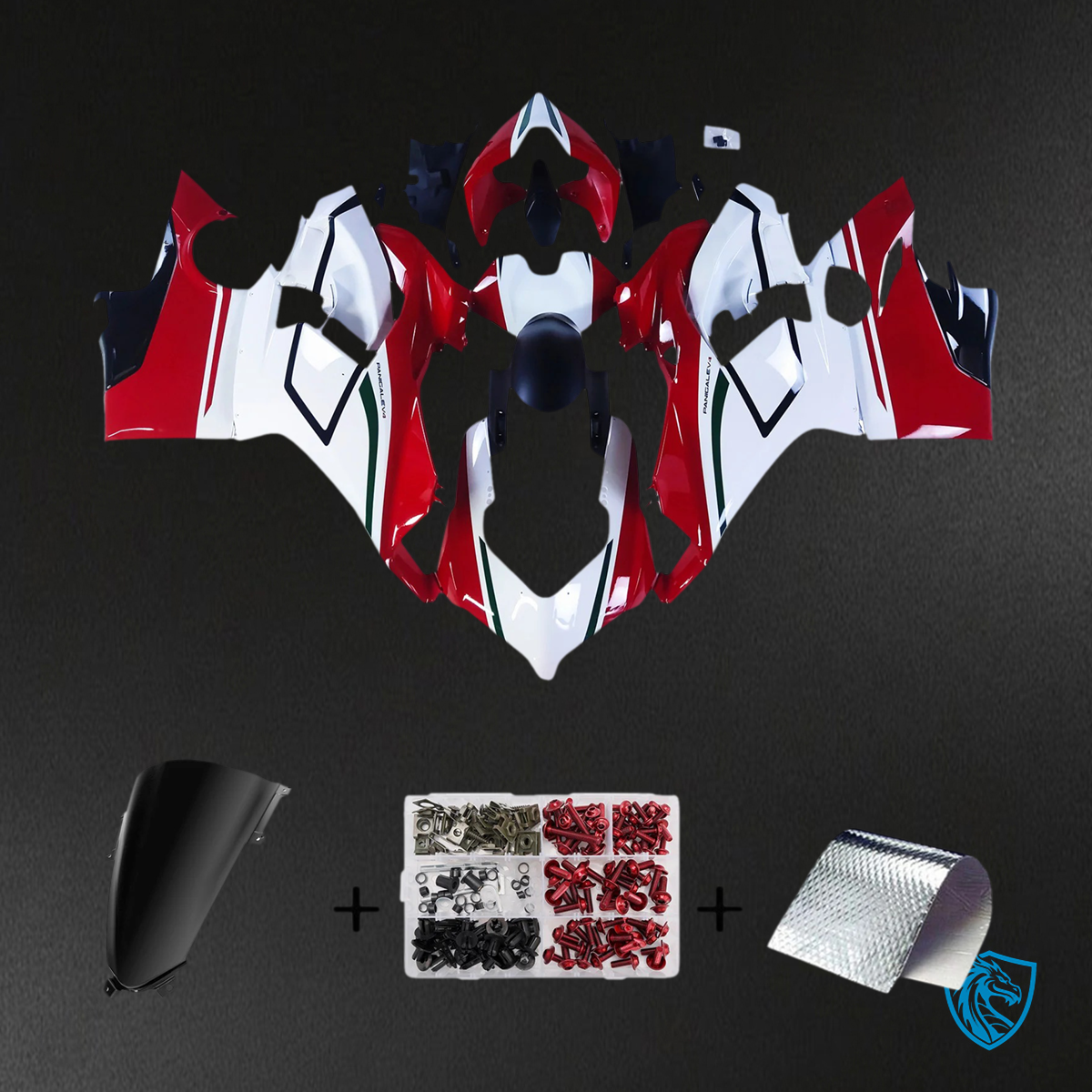 Ducati Panigale V4 V4S 2018-2019 Style 10 ABS Fairing Kit - Front View