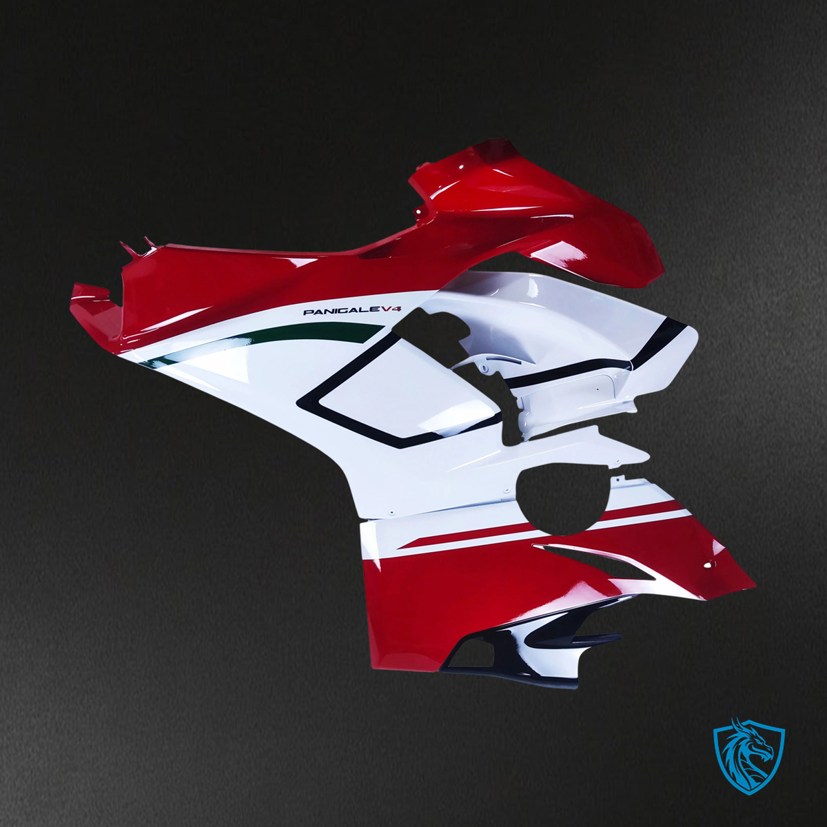 Ducati Panigale V4 V4S 2018-2019 Style 10 ABS Fairing Kit - Lower Fairing