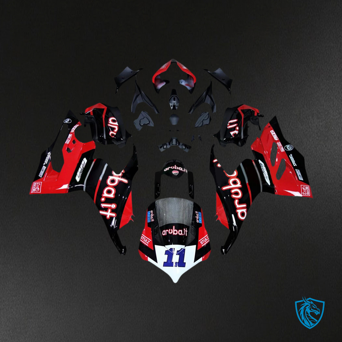 Ducati Panigale V4/V4S (2018-2019) Style 2 - Fairing Kit