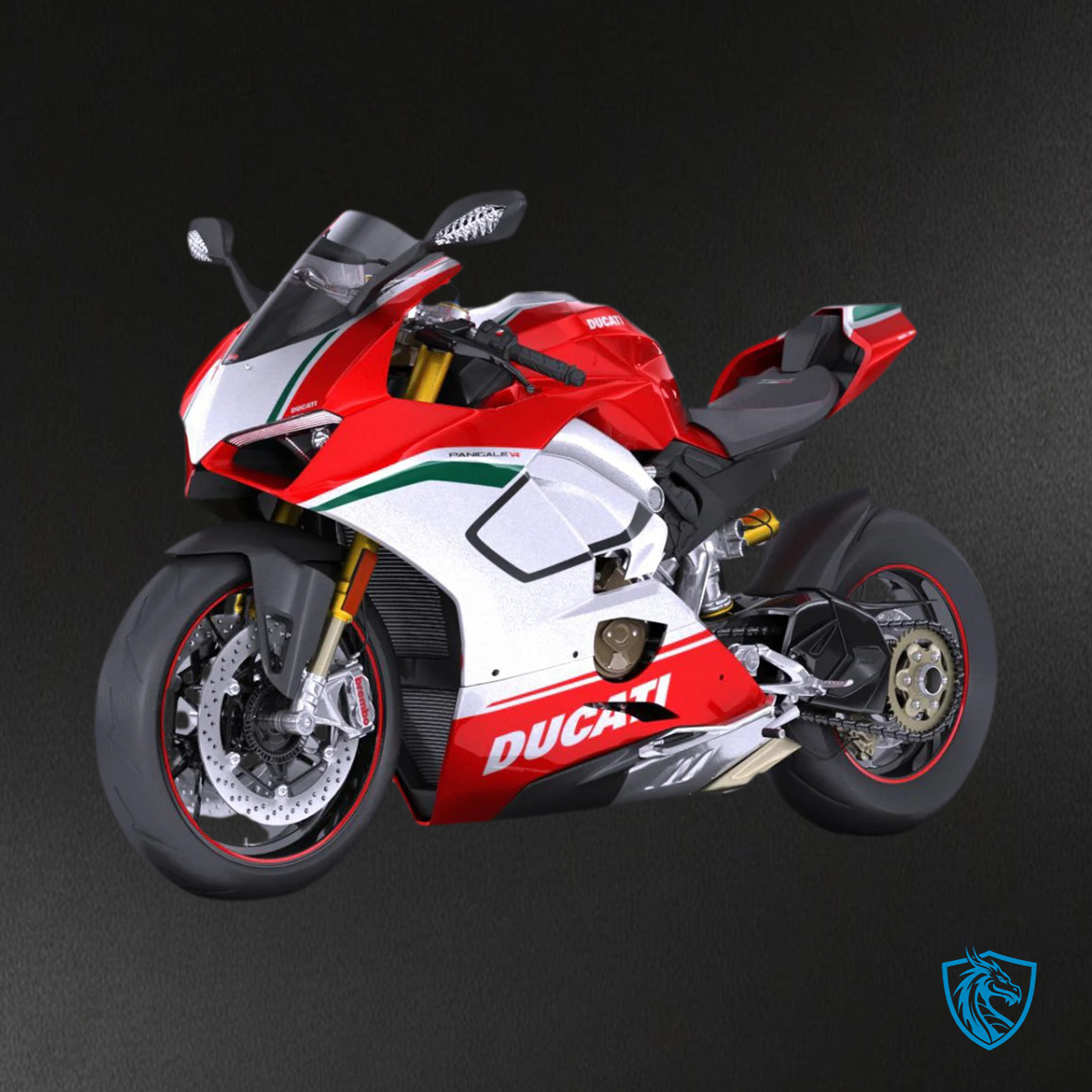 Ducati Panigale V4 V4S 2018-2019 Style 12 ABS fairing kit, tail section