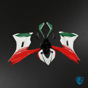 Ducati Supersport 939 939S (2017–2022) White, Green & Red - Fairing Kit