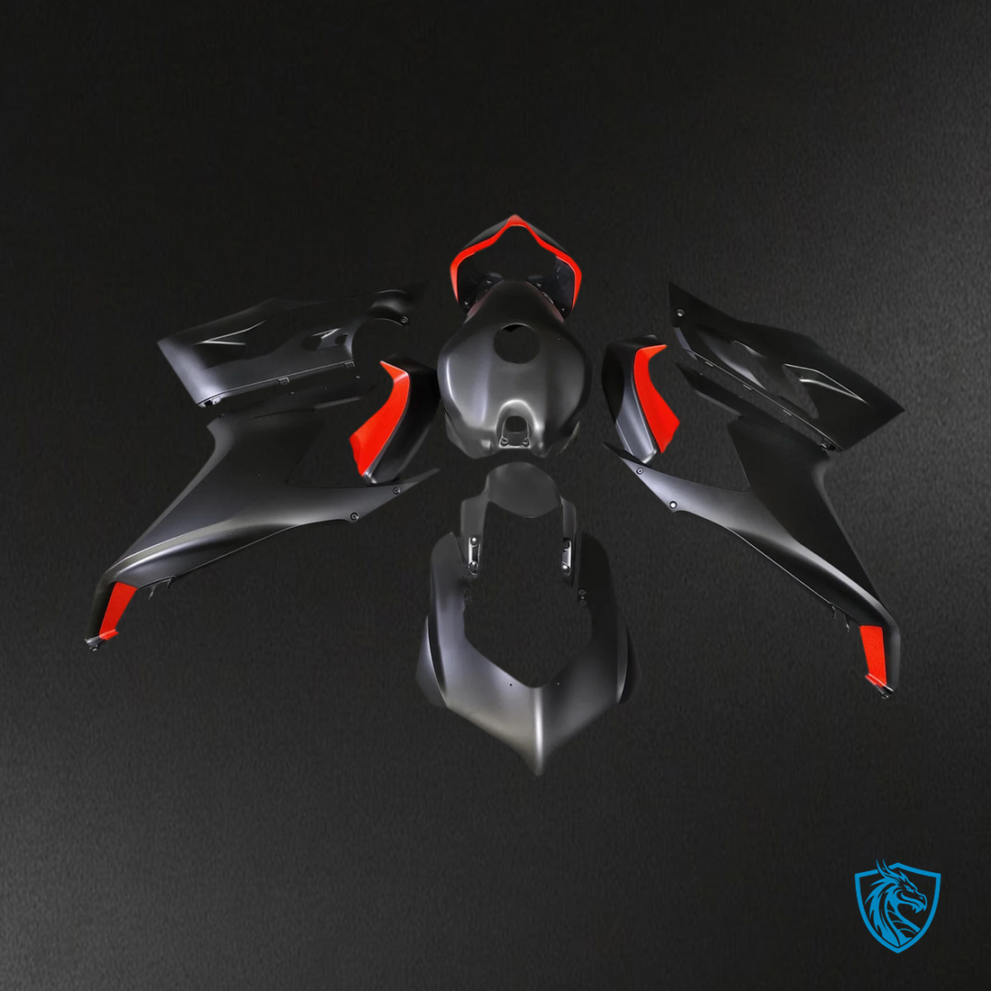 Ducati V2 (2020-2024) Matte Black - Fairing Kit