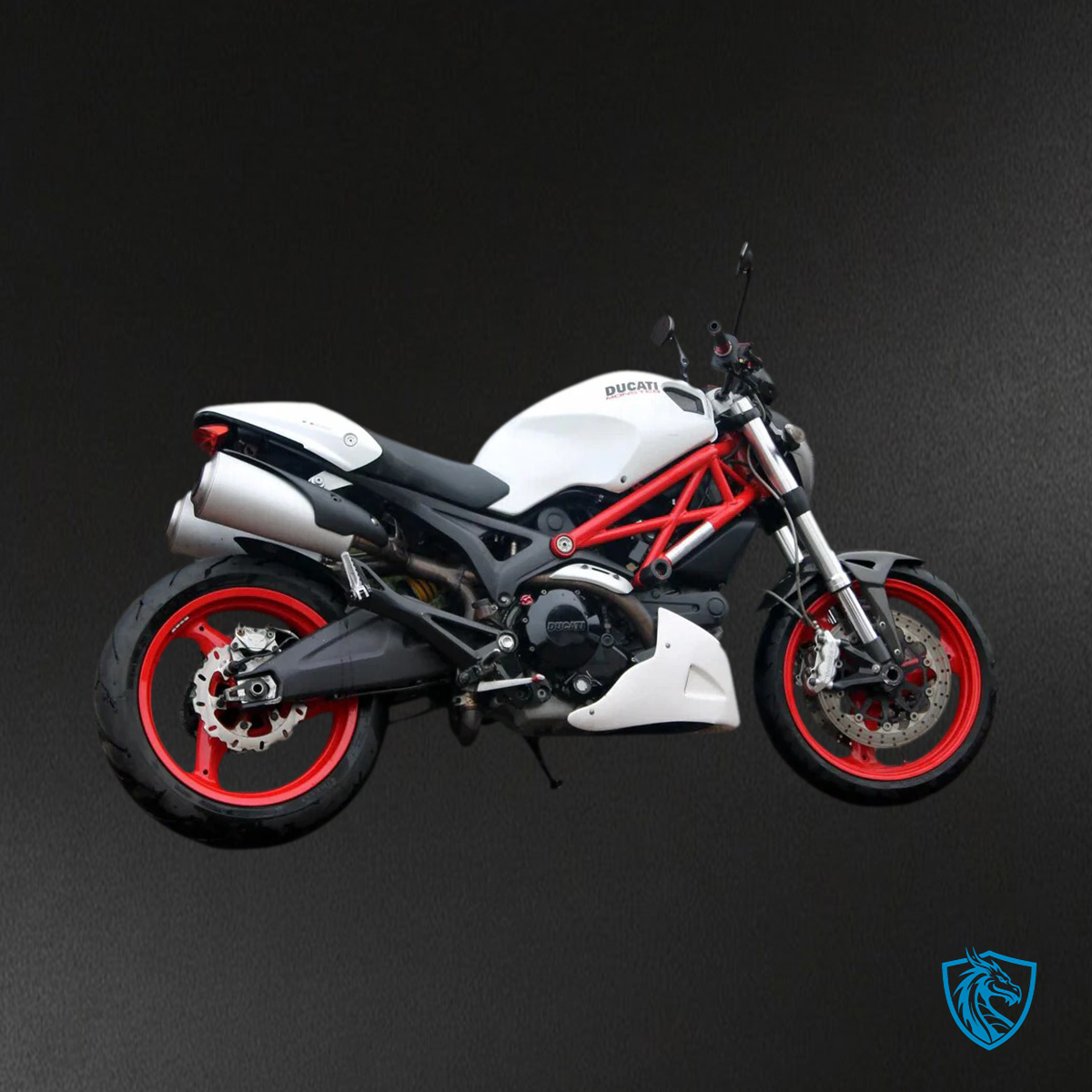 Ducati All Years Monster 696 796 1100 S EVO - Fairing Kit - White - ABS Bodywork
