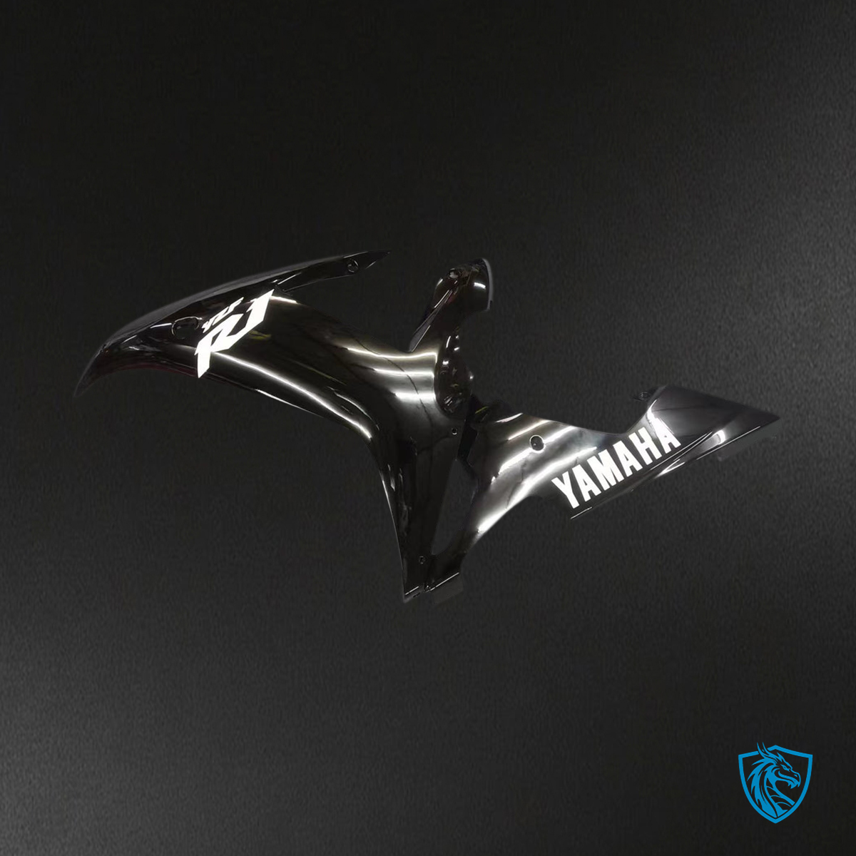 Yamaha YZF-R1 (2002-2003) Fairings - Kit - Black and White - ABS Bodywork