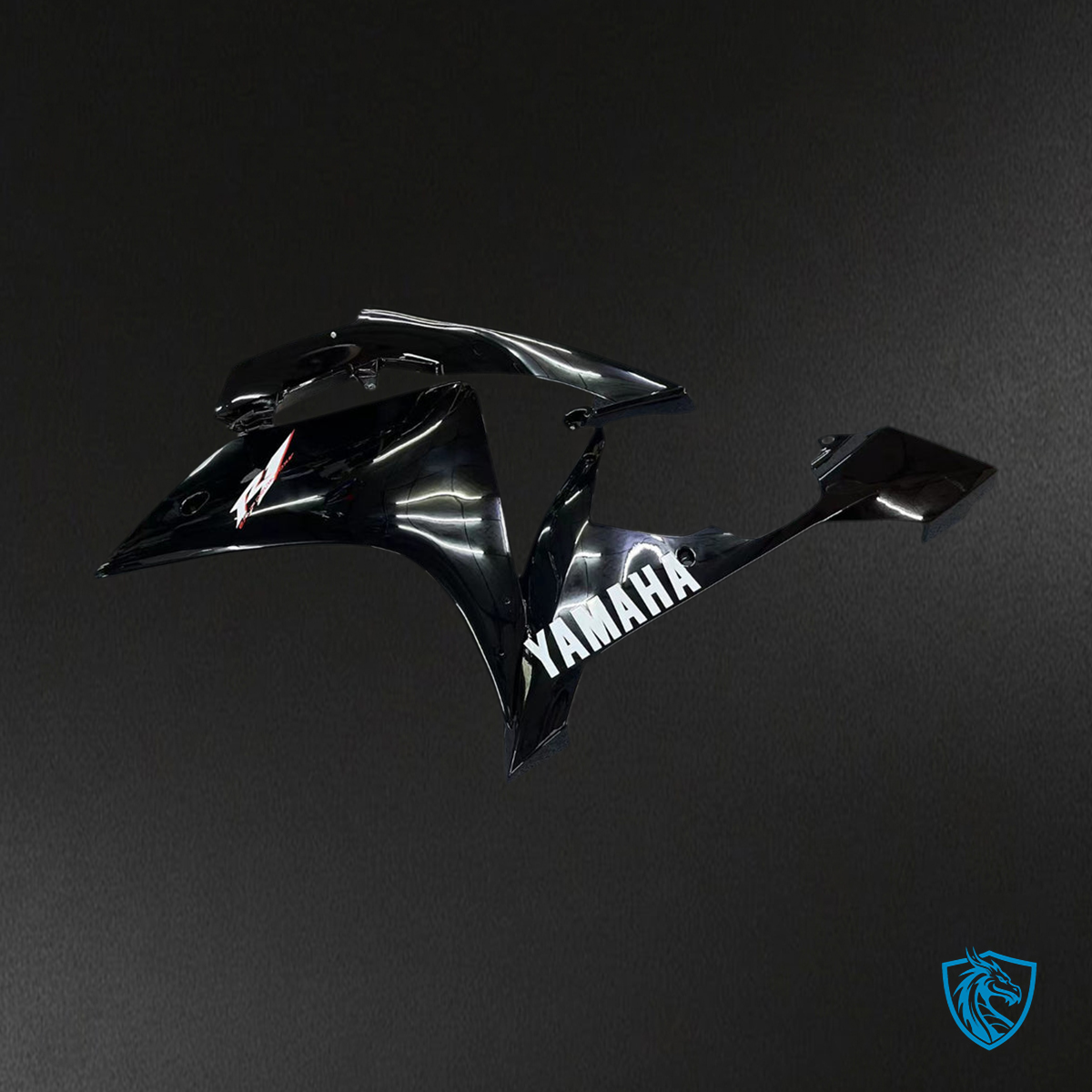 Yamaha YZF-R1 (2007-2008) Fairings Kit - Black & Gold - ABS Bodywork