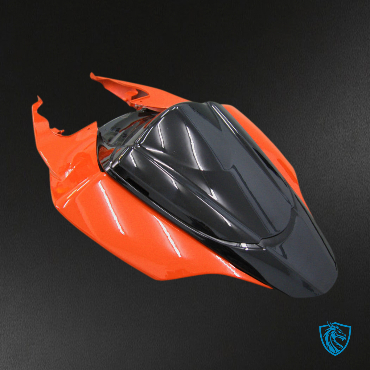 Suzuki GSXR1000 (2007-2008) Orange & Black Injection - Custom ABS Fairing Kit