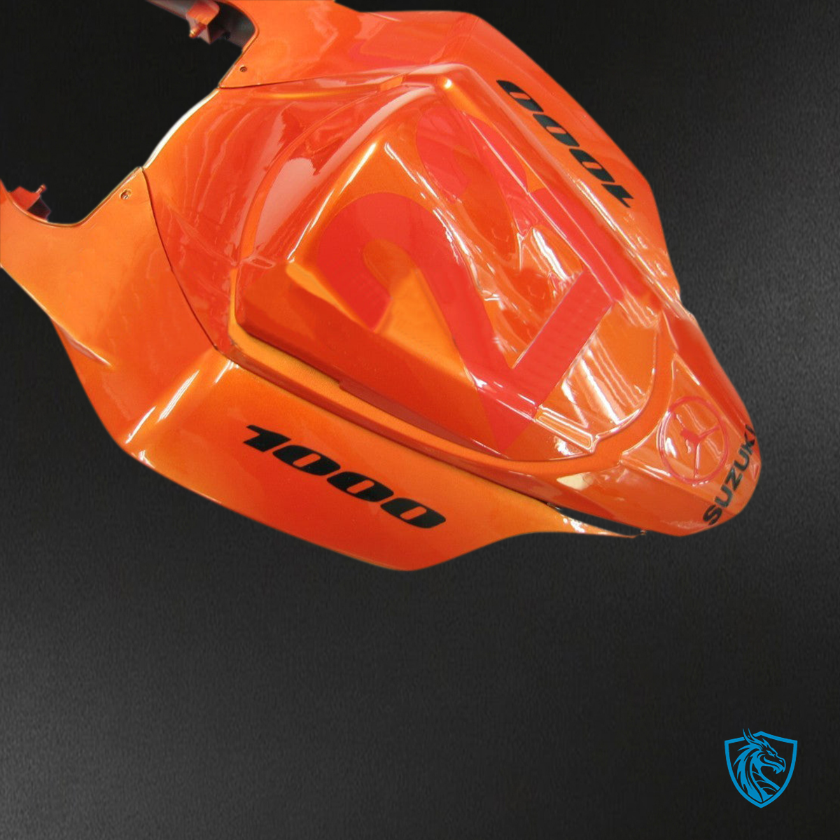 Suzuki GSXR1000 (2007-2008) Orange & Black Injection - MERGEment Motorcycle Fairings Kit