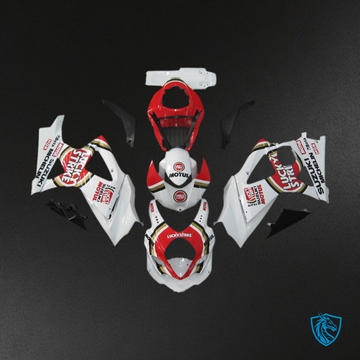 Suzuki GSXR1000 (2007-2008) Red, White & Black Injection Fairing Kit | ABS Bodywork
