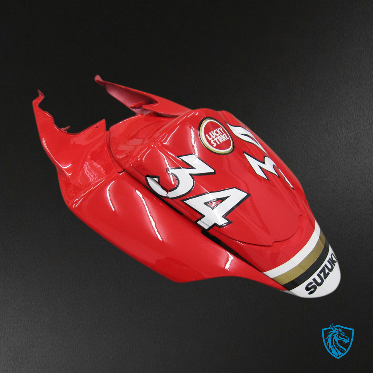 Suzuki GSXR1000 (2007-2008) Red, White & Black Injection Fairing Kit | ABS Bodywork