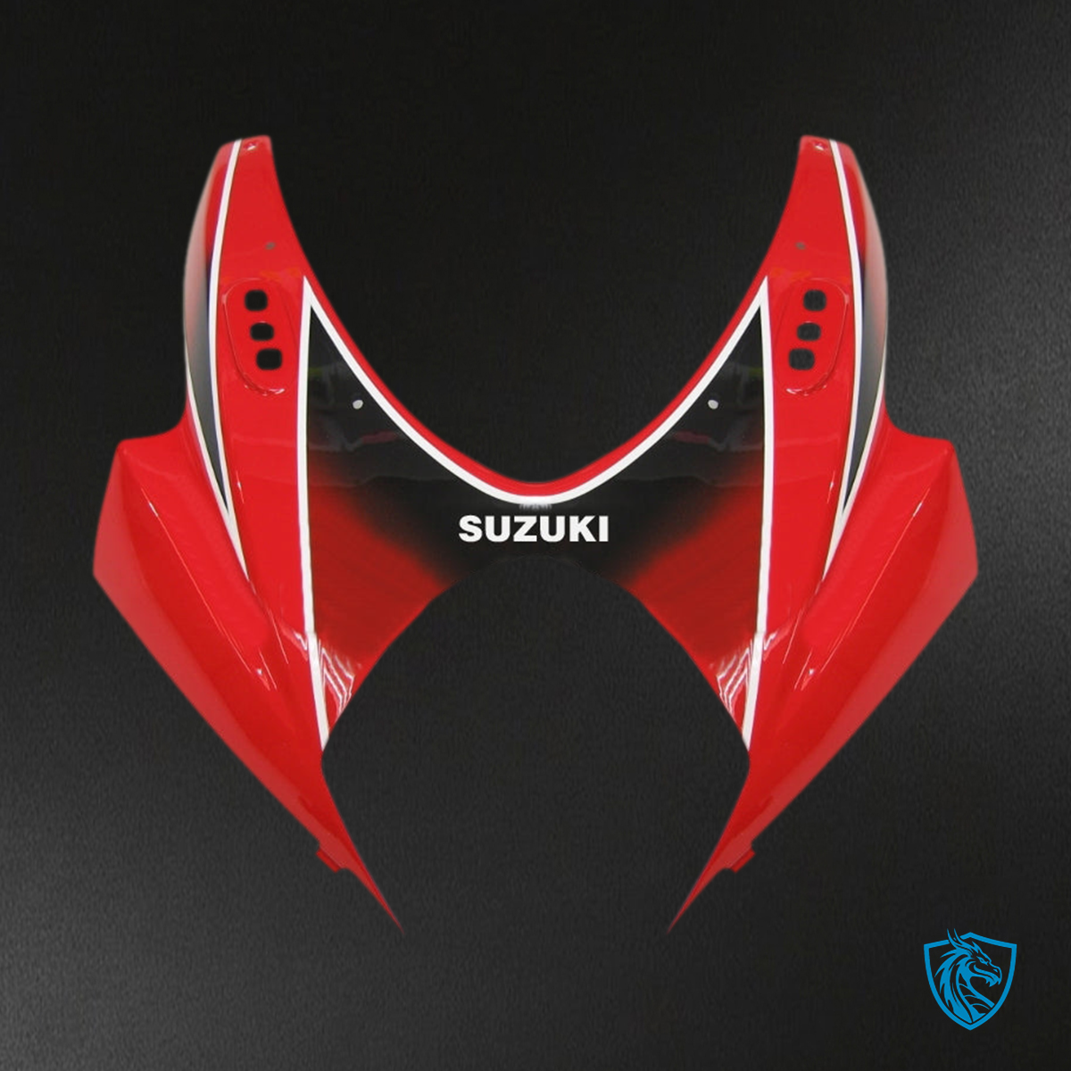 Suzuki GSXR1000 (2007-2008) Red, Silver & Black - Custom ABS Fairing Kit