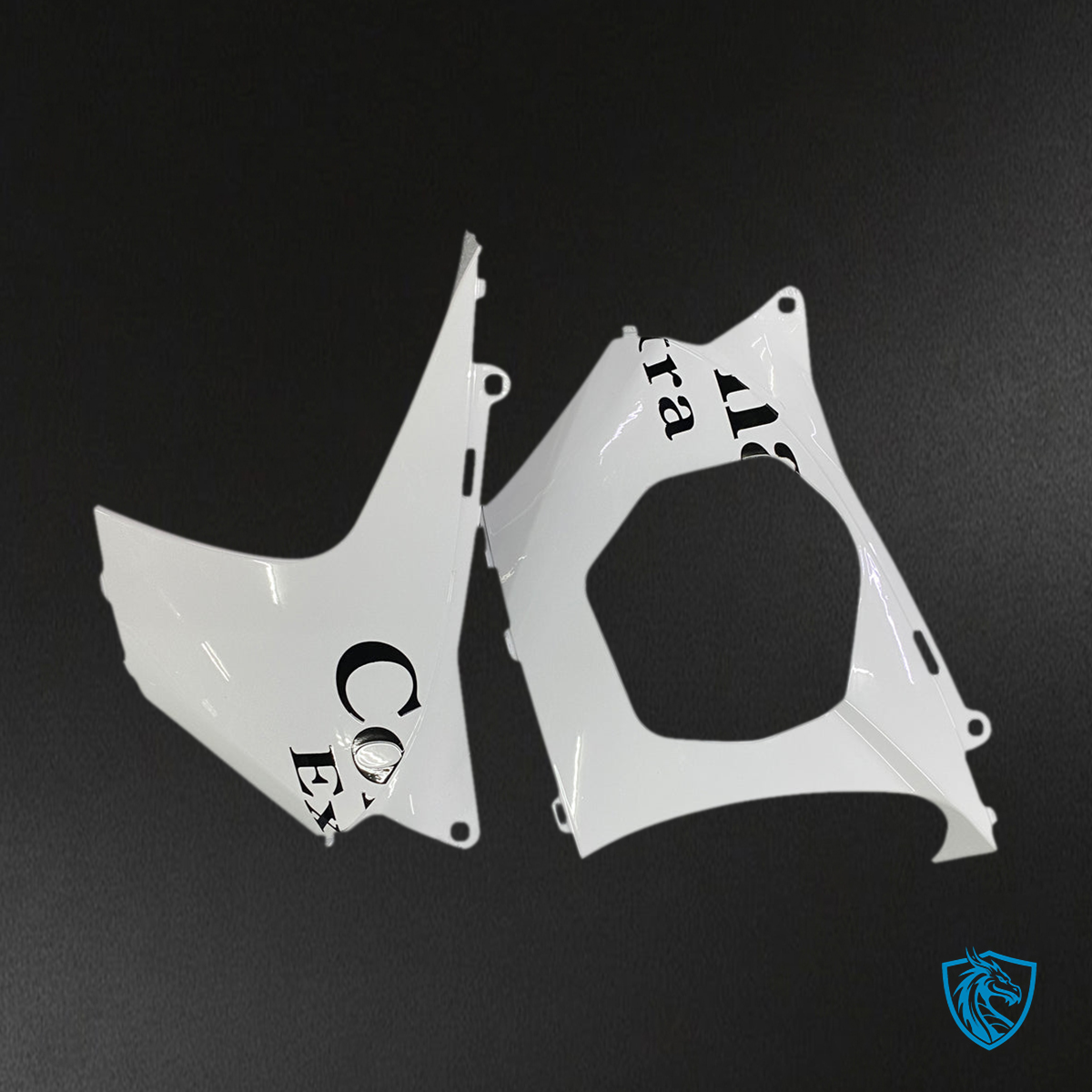 Suzuki GSXR1000 (2007-2008) White & Black Injection Fairing Kit - Aftermarket ABS Bodywork