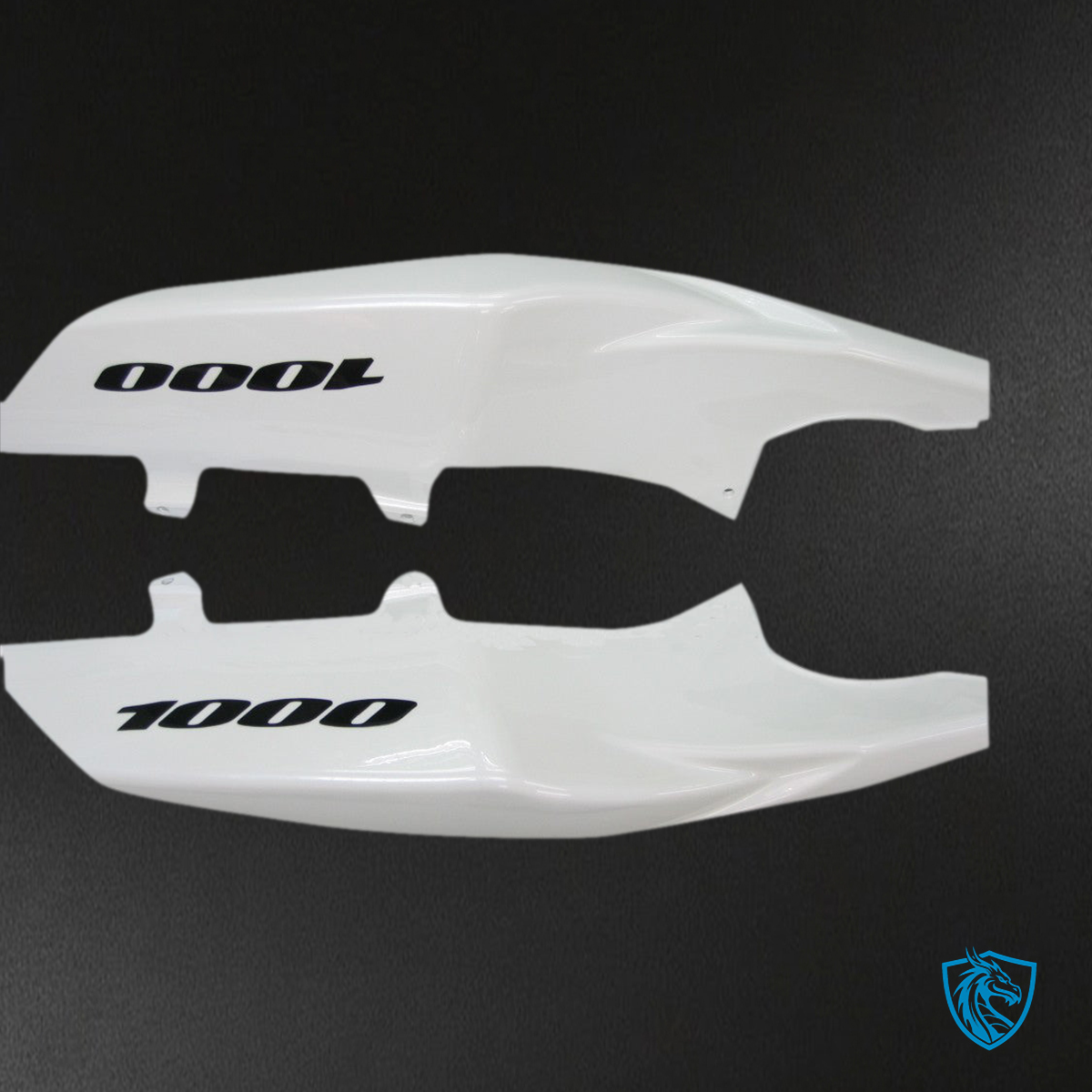 Suzuki GSXR1000 (2007-2008) White & Black Fairing Kit | ABS Bodywork