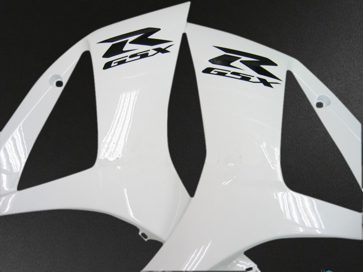 Suzuki GSXR1000 (2007-2008) White & Black Fairing Kit | ABS Bodywork