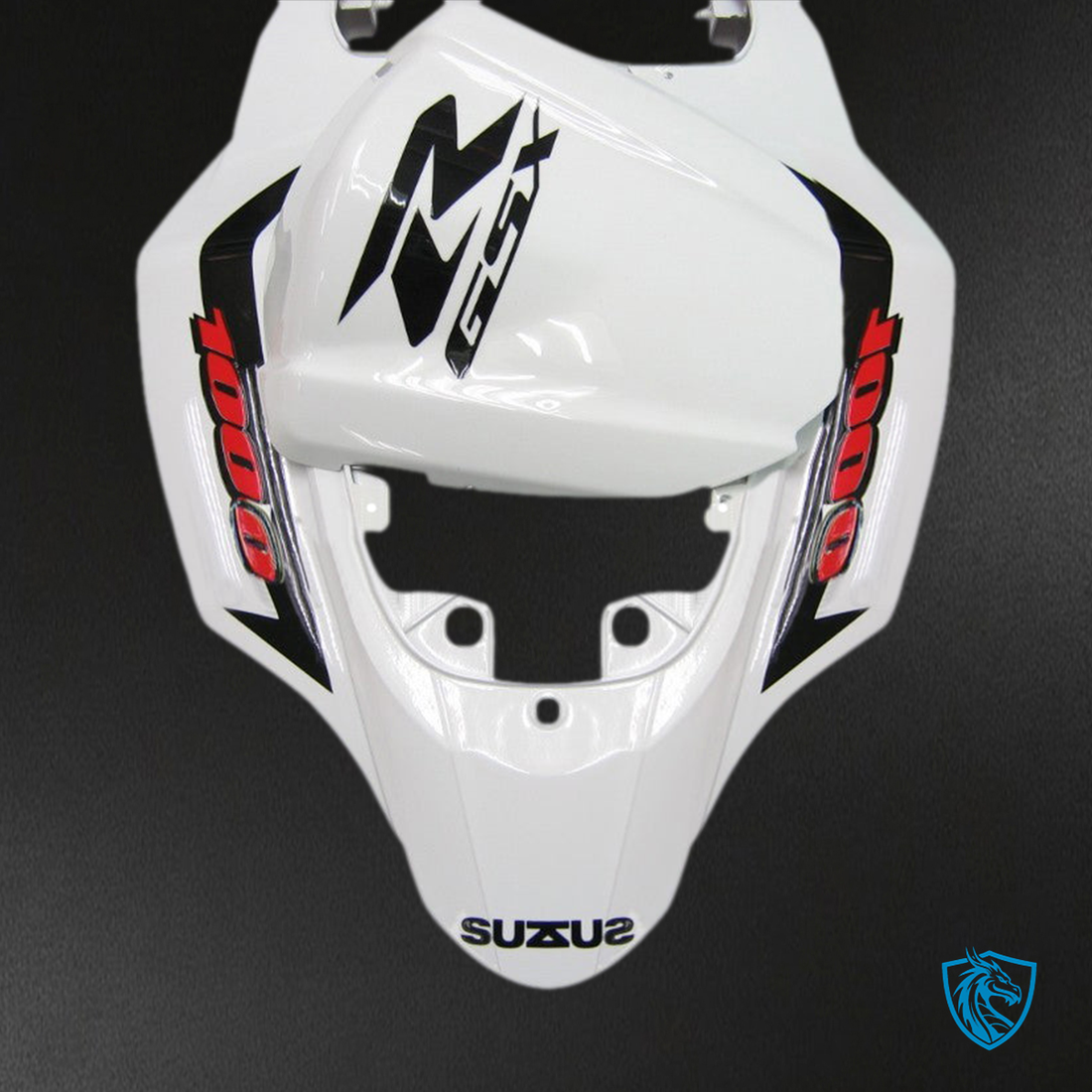 Suzuki GSXR1000 (2007-2008) White & Gloss Black Injection - MERGEment Motorcycle Fairings Kit