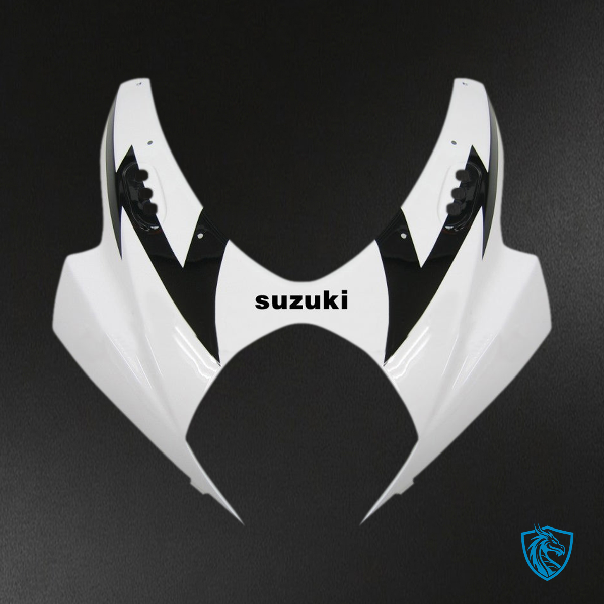 Suzuki GSXR1000 (2007-2008) White & Gloss Black Injection - MERGEment Motorcycle Fairings Kit