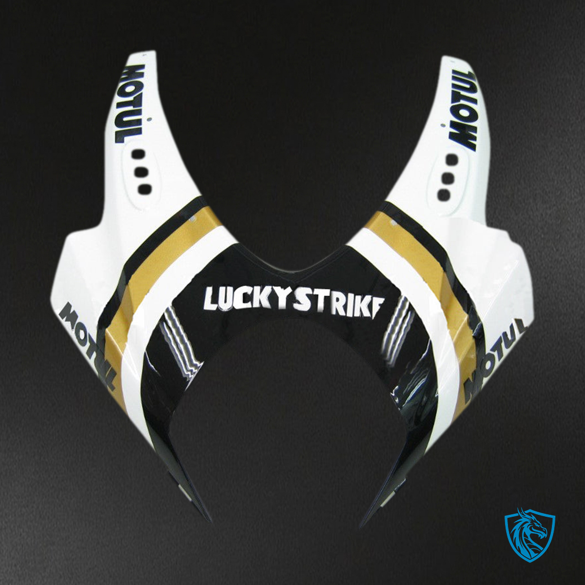 Suzuki GSXR1000 (2007-2008) White, Black & Gold Injection Fairing Kit - Aftermarket ABS Bodywork