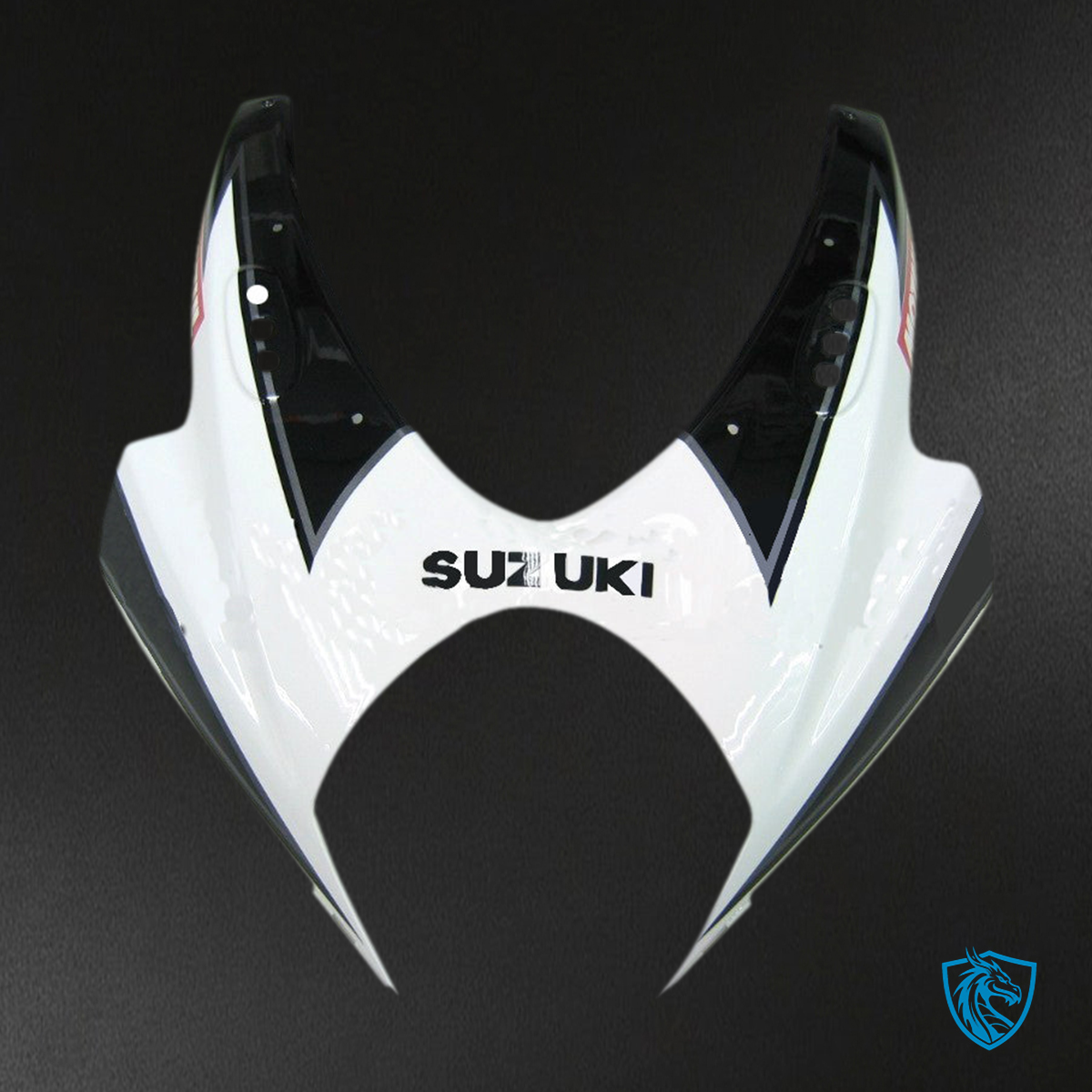 Suzuki GSXR1000 (2007-2008) White, Black & Red Injection Fairing Kit | ABS Bodywork