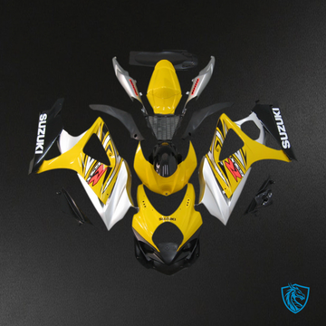 Suzuki GSXR1000 (2007-2008) Yellow & Black Injection - Custom ABS Fairing Kit