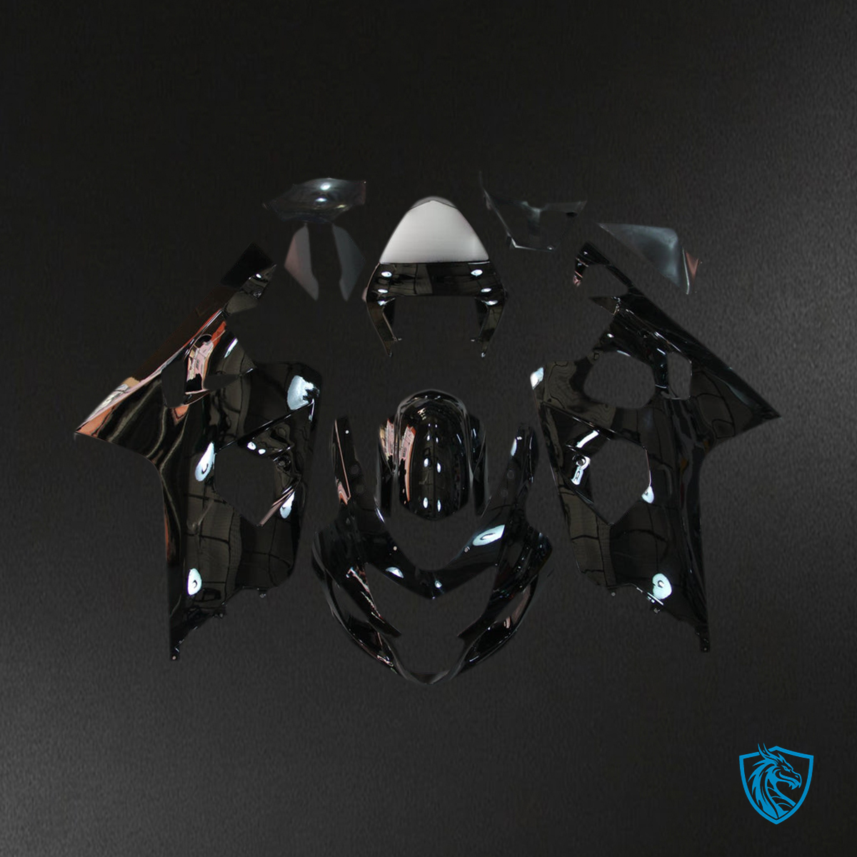 Suzuki GSXR 600 750 (2004-2005) Black - MERGEment Motorcycle Fairings Kit