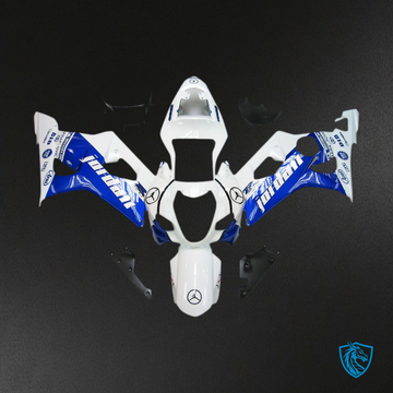 Suzuki GSXR 600 750 (2004-2005) Blue & White Fairing Kit | ABS Bodywork