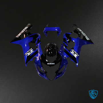 Suzuki GSXR 600 750 (2004-2005) Blue & Black - MERGEment Motorcycle Fairings Kit
