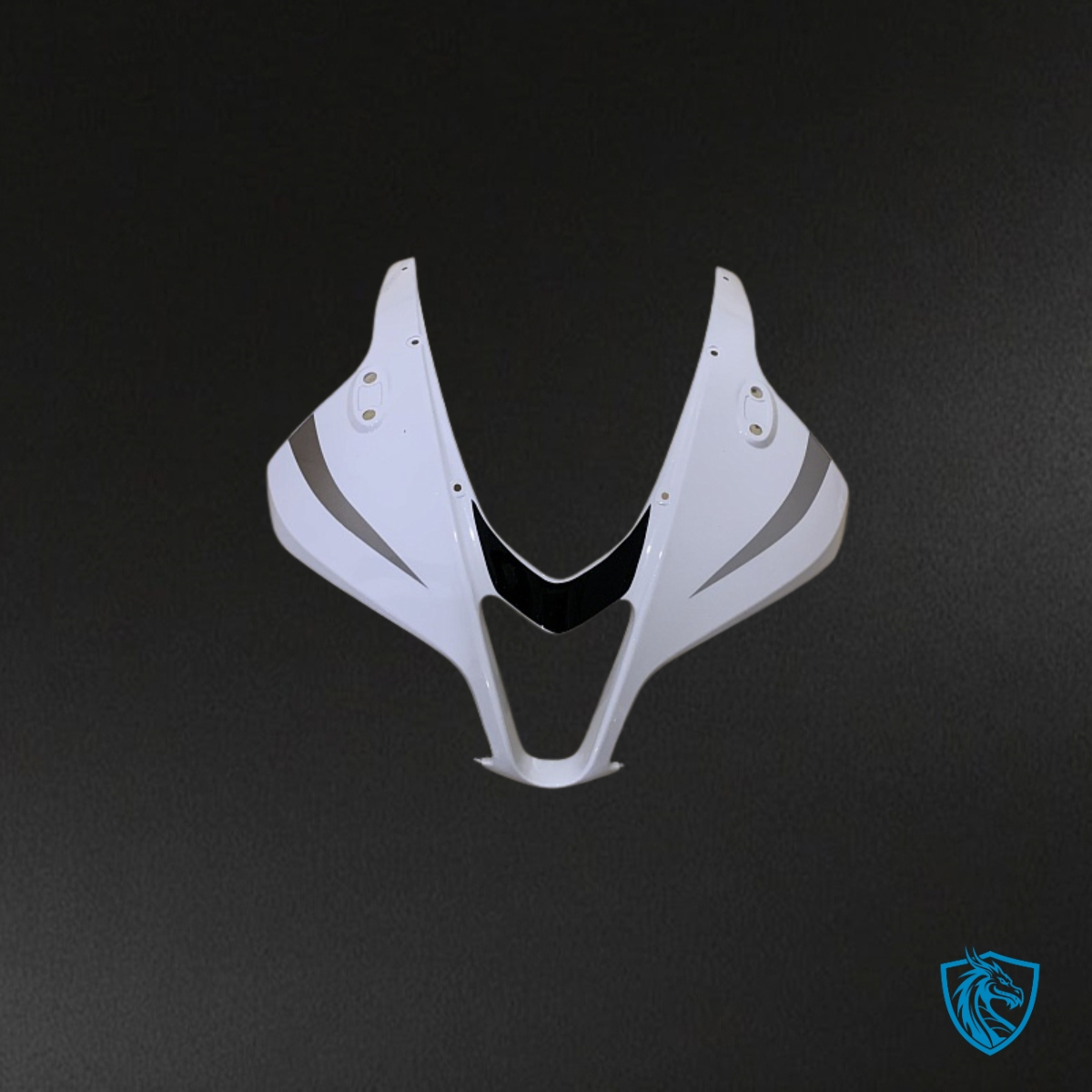 Honda CBR600RR (2007-2008) White, Black & Silver - Custom ABS Fairing Kit