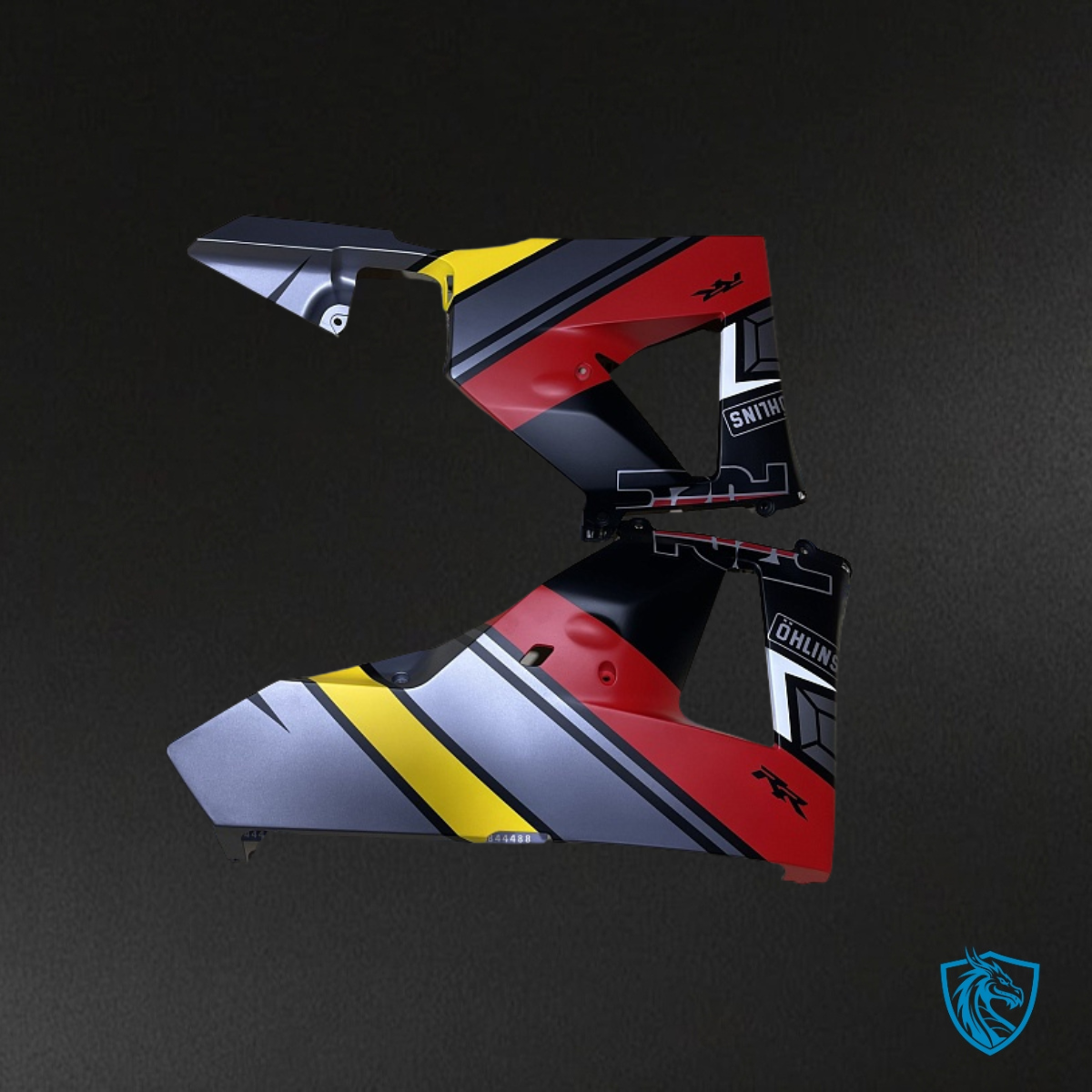 Honda CBR600RR (2013-2018) Black, Red & Gray Red Bull - Custom ABS Fairing Kit