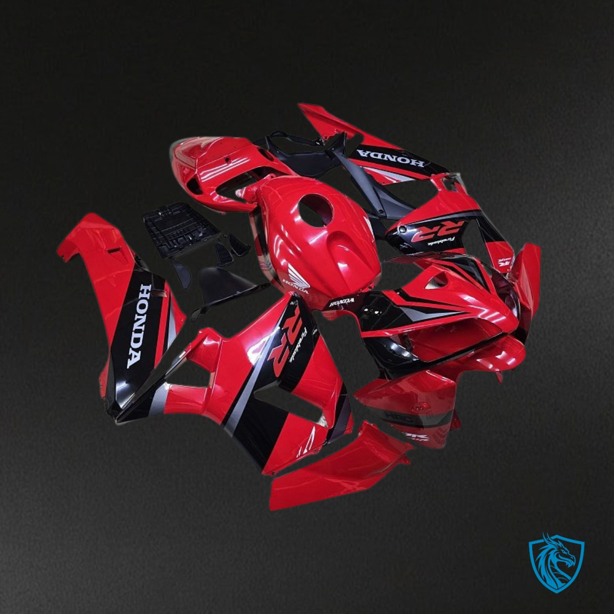 Honda CBR600RR (2005-2006) Red & Black - MERGEment Motorcycle Fairings Kit