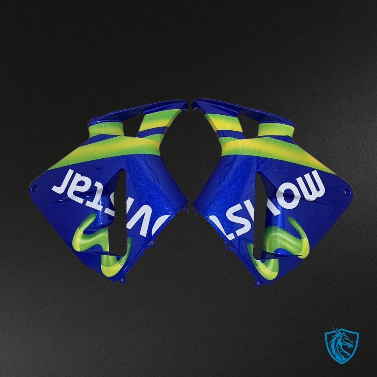 Honda CBR600RR (2005-2006) Blue & Green Movistar - Custom ABS Fairing Kit