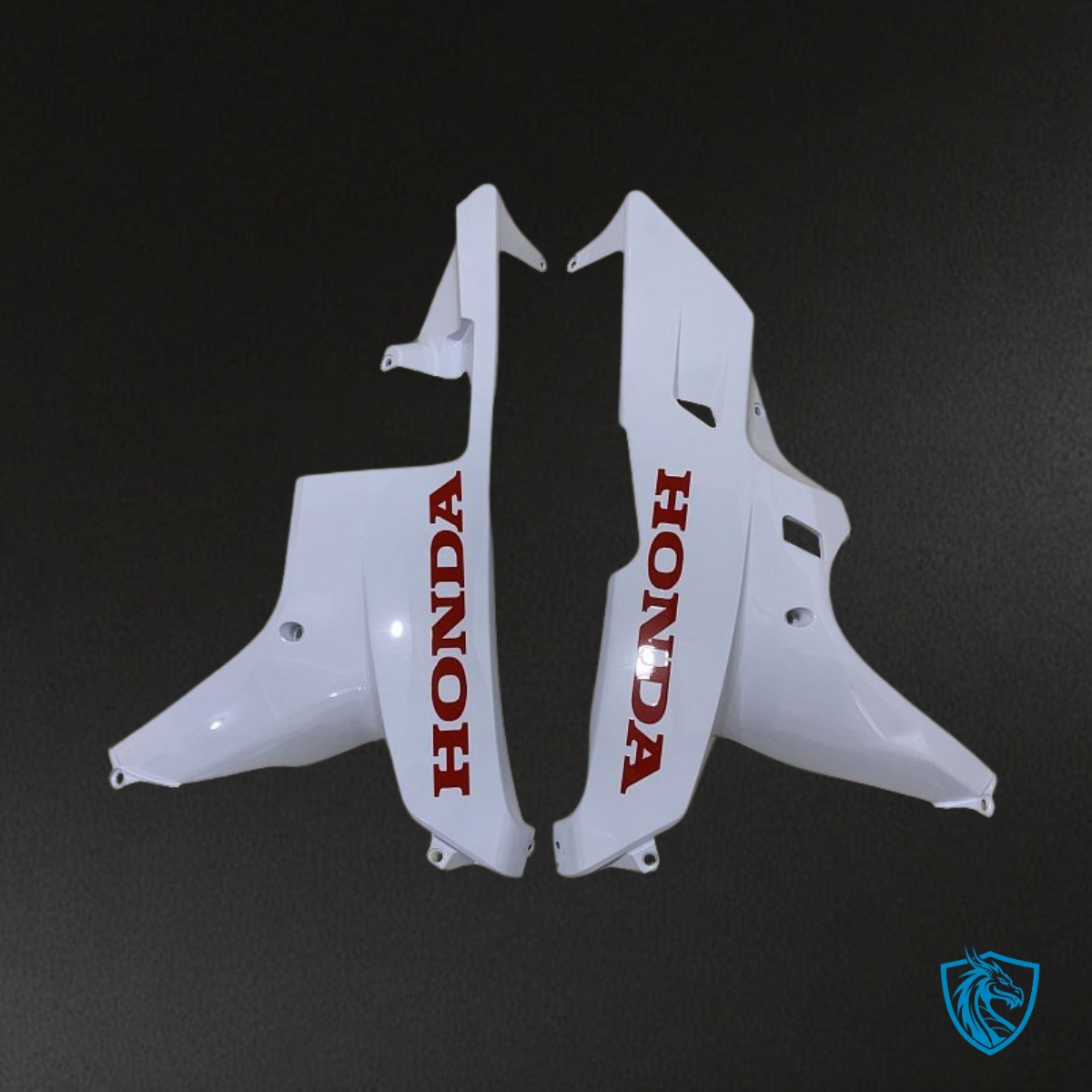 Honda CBR600RR (2007-2008) Glossy White, Blue & Red - MERGEment Motorcycle Fairings Kit