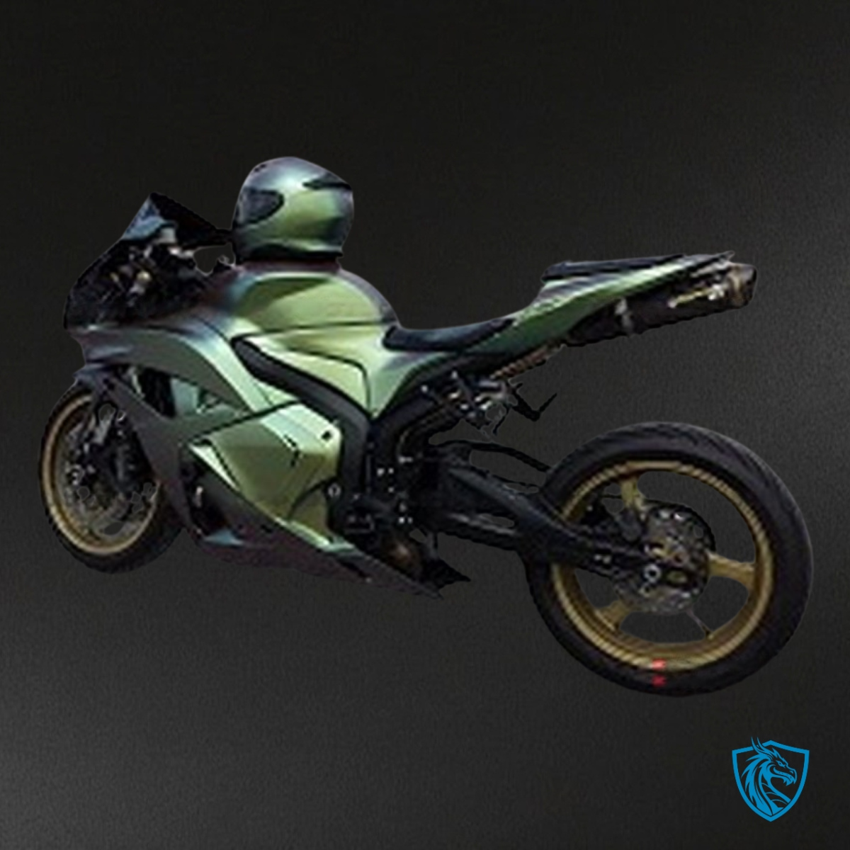 Honda CBR600RR (2009-2012) Chameleon Effect Matte Green - Custom ABS Fairing Kit