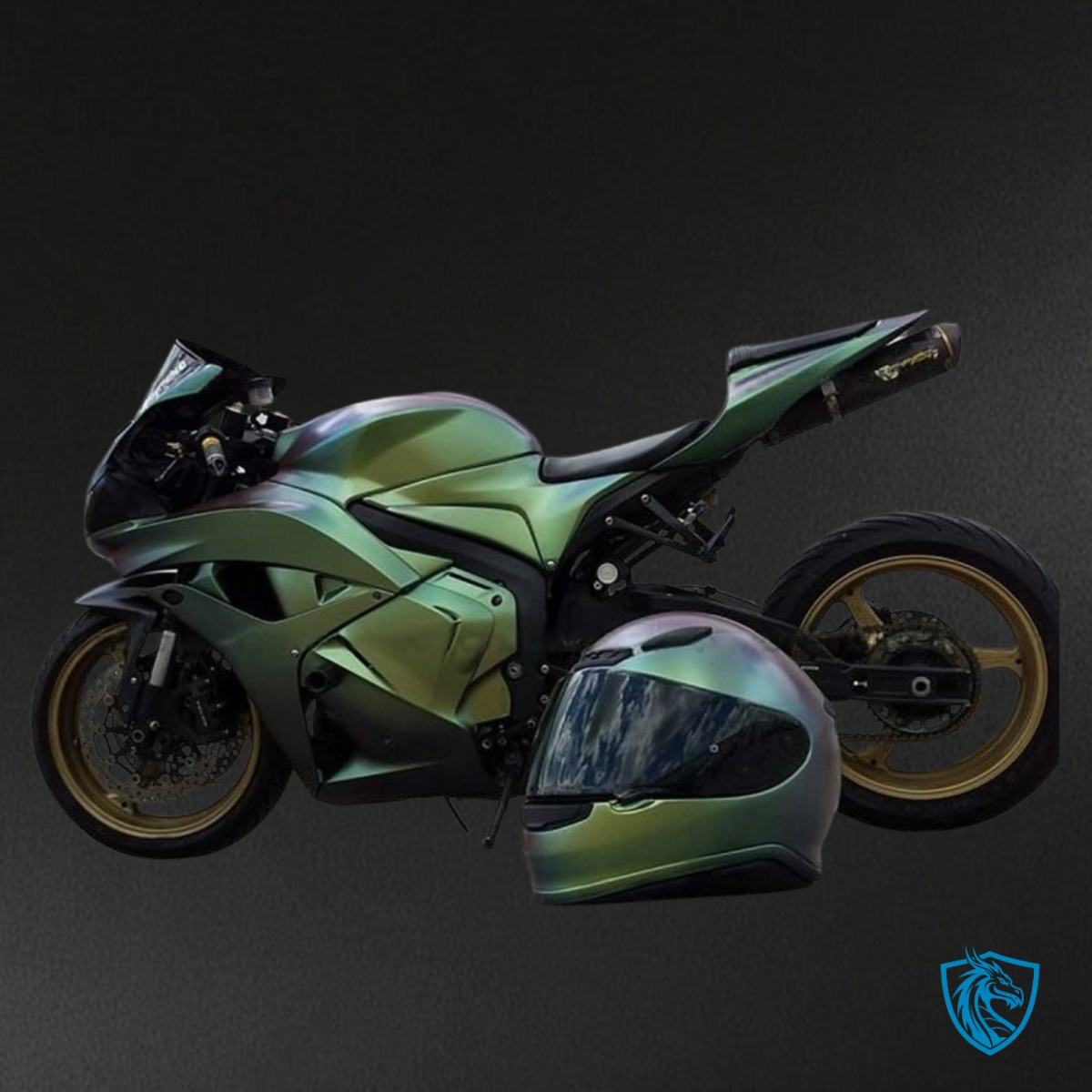 Honda CBR600RR (2009-2012) Chameleon Effect Matte Green - Custom ABS Fairing Kit