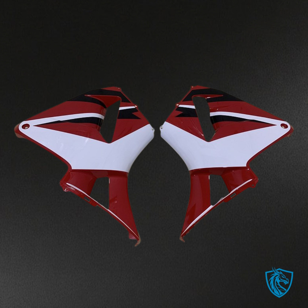 Honda CBR600RR (2003-2004) Gloss Red, White & Black Fairing Kit | ABS Bodywork